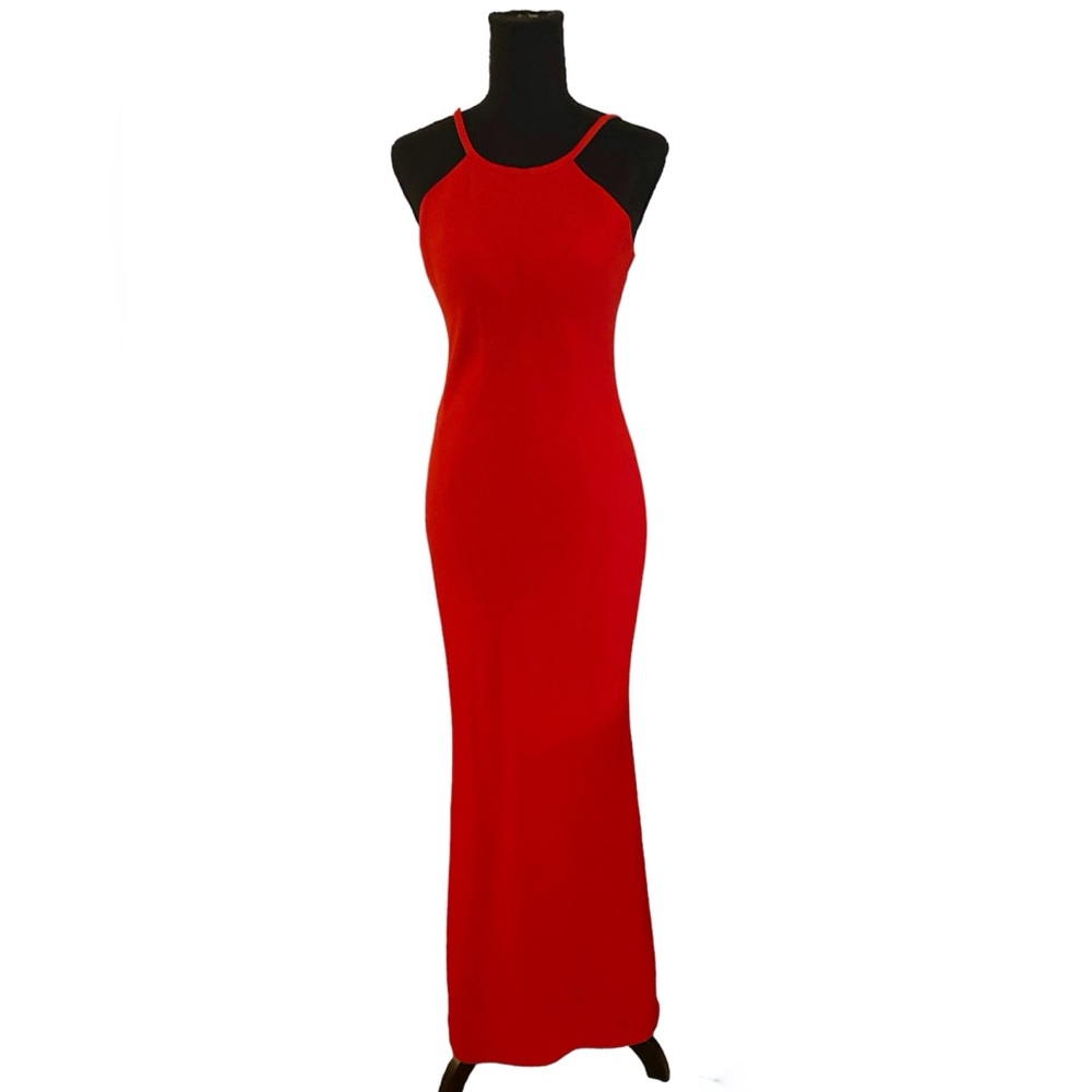 Calvin Klein Red Maxi Dress